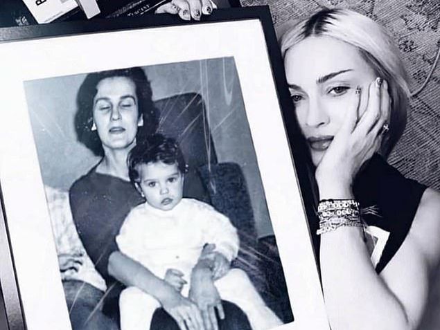 Madonna and her mom