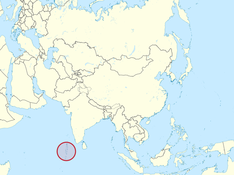 Maldives location