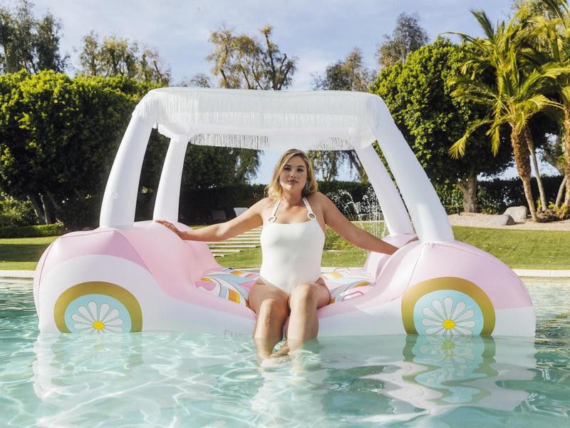 Malibu Barbie Golf Carts Pool Float