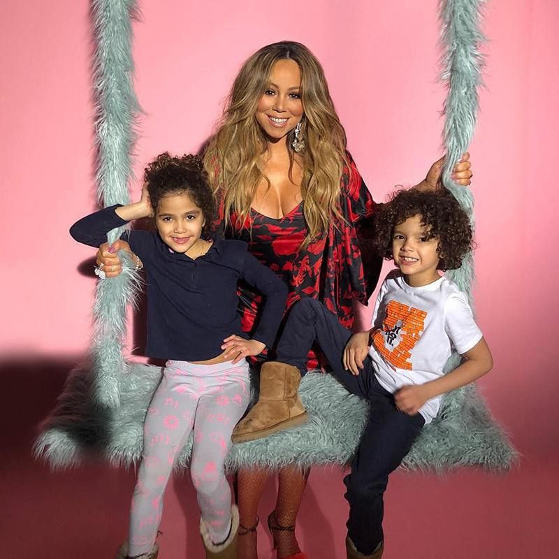 Mariah Carey and her children