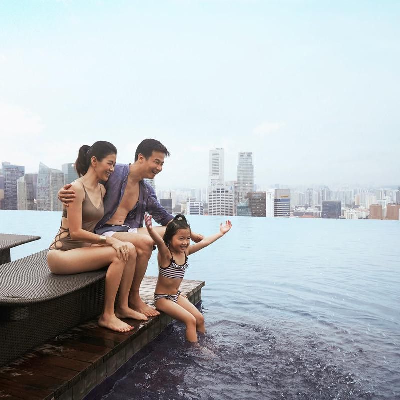 Marina Bay Sands Skypark Infinity Pool