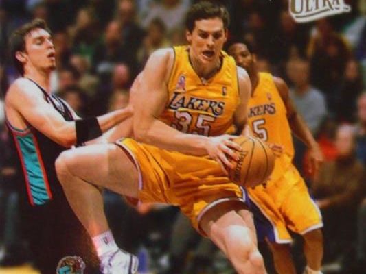 Mark Madsen with Los Angeles Lakers