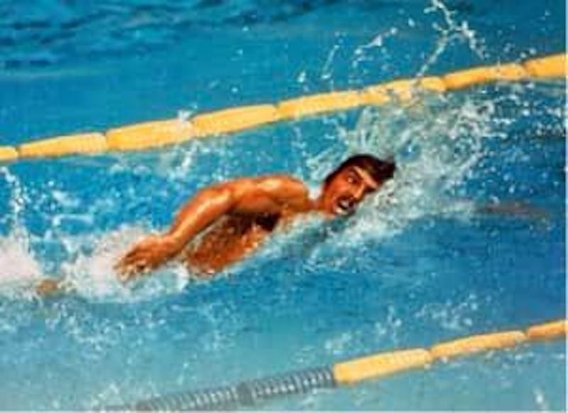 Mark Spitz swimming