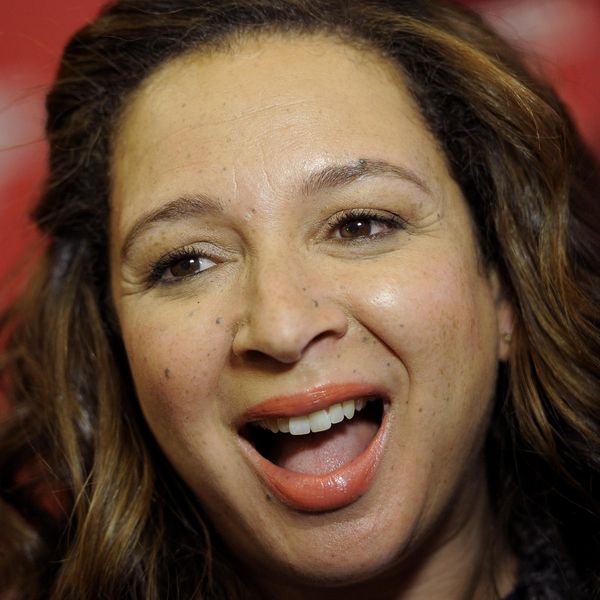 Maya Rudolph, a cast member in "The Way, Way Back," reacts during an interview at the premiere of the film at the 2013 Sundance Film Festival, Monday, Jan. 21, 2013, in Park City, Utah. (Photo by Chris Pizzello/Invision/AP)