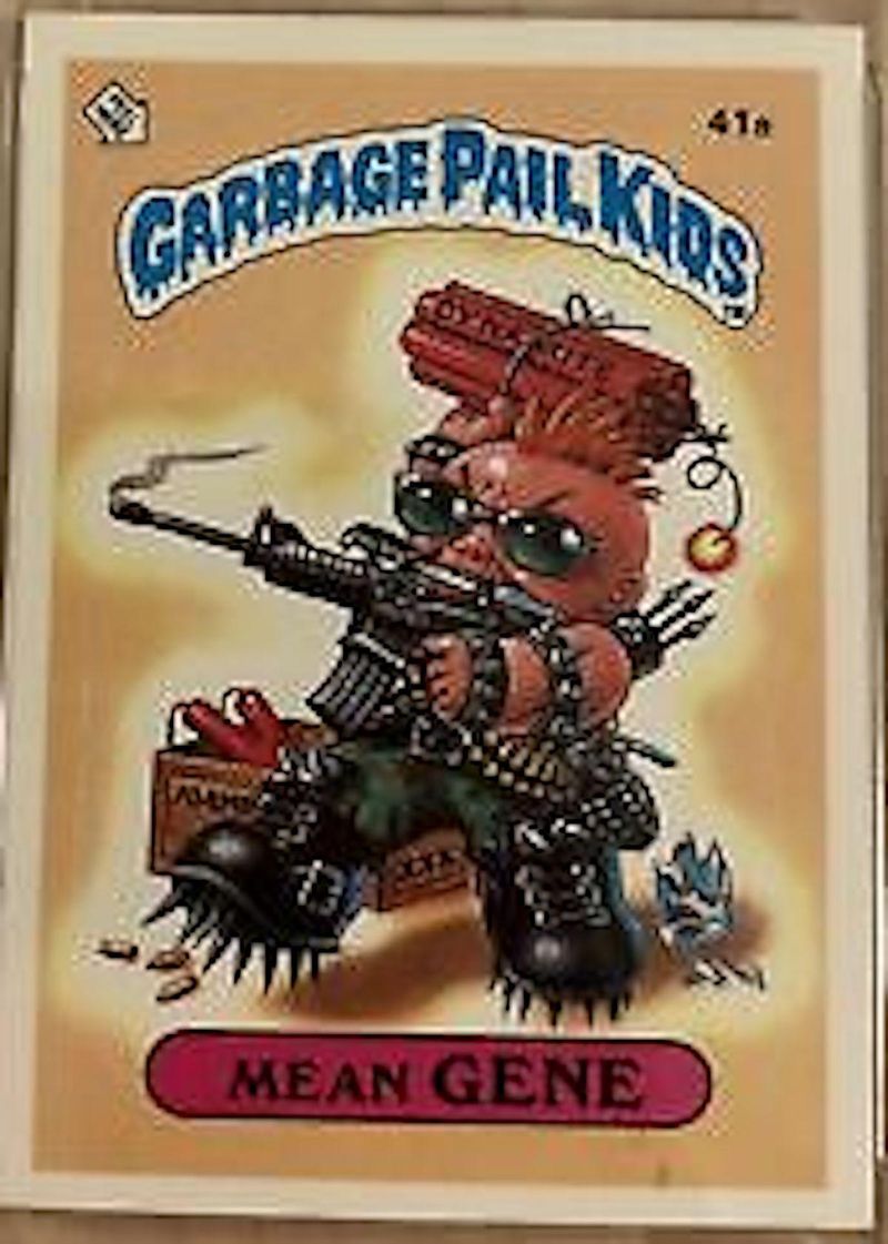 Mean Gene Garbage Pail Kids card