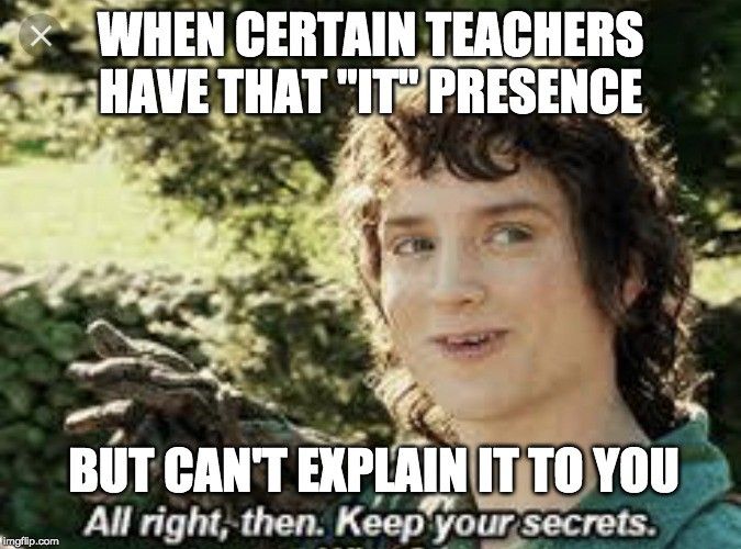 Meme about good teachers