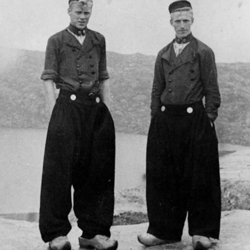 Men in Traditional Dutch Dress