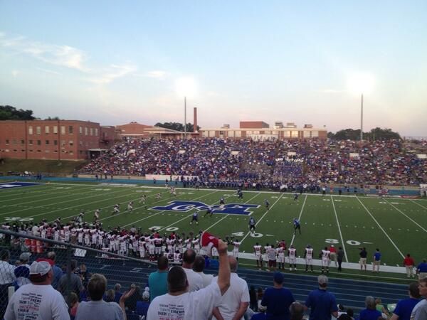 Meridian Wildcats playing at Ray Stadium