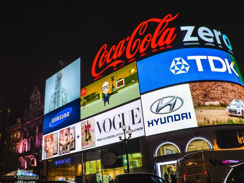Metaverse billboards for popular brands