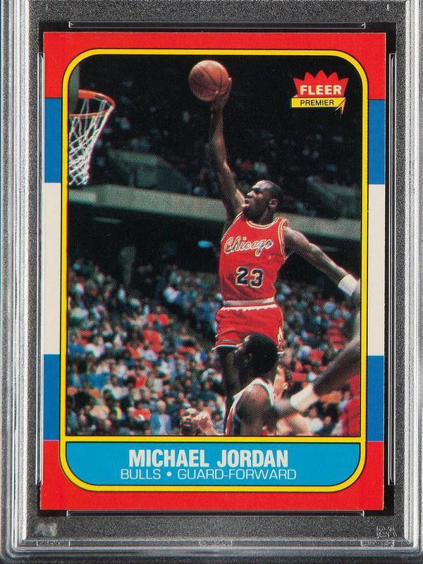Michael Jordan 1986-87 Fleer card