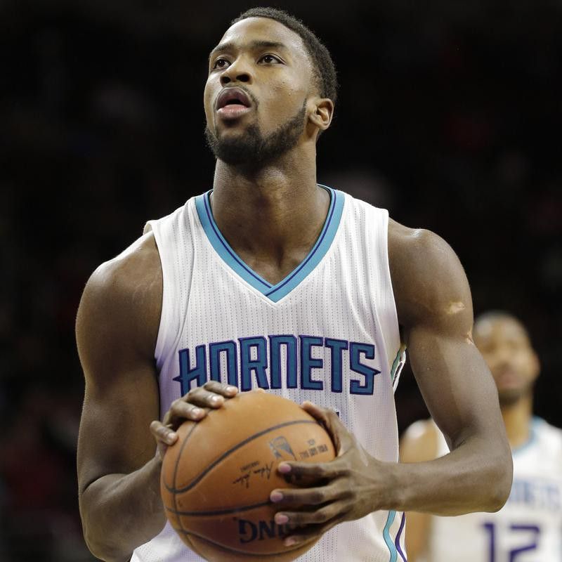 Michael Kidd-Gilchrist shoots a free throw
