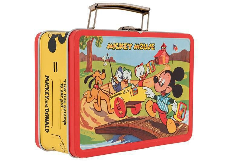 Mickey Mouse & Donald Duck lunch box