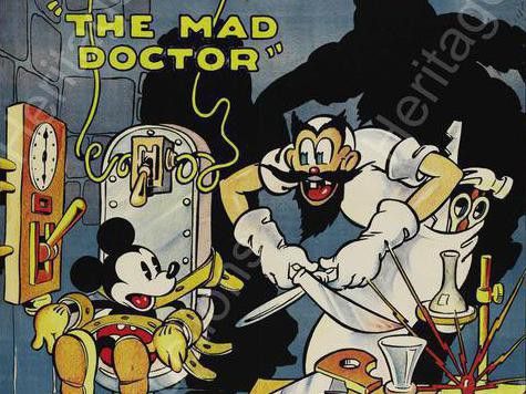 Mickey Mouse Mad Doctor Poster