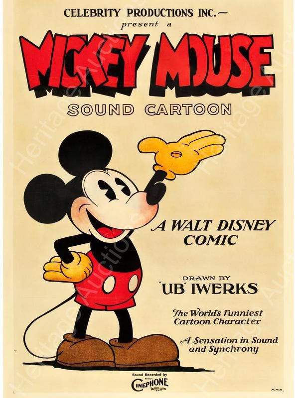 Mickey Mouse stock movie poster