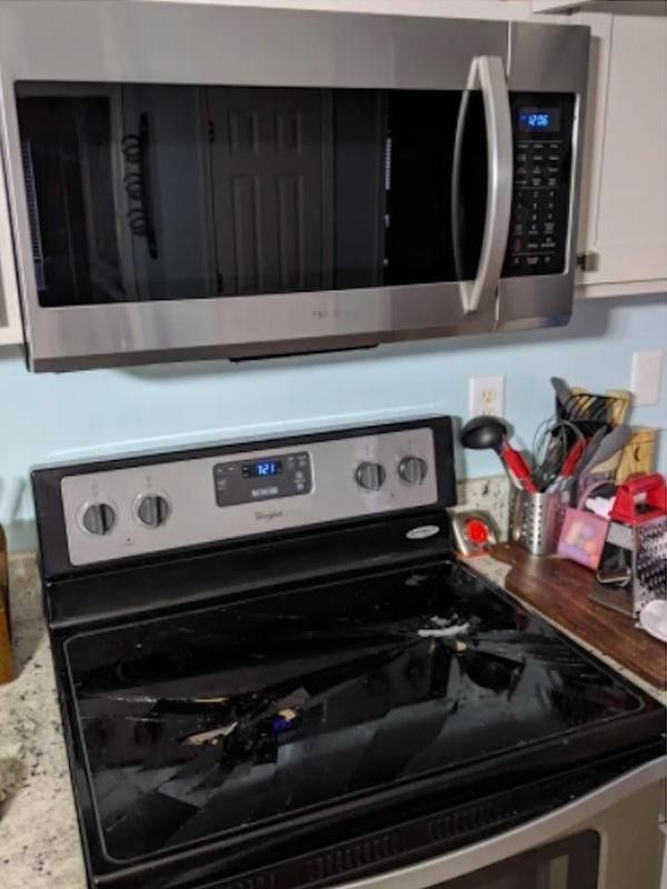 Microwave install gone wrong