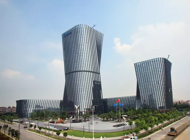 The Midea Group headquarters in Foshan, China.