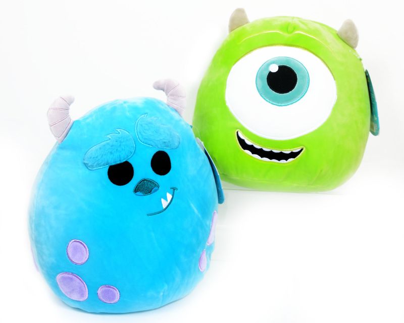Mike and Sulley from Monsters Inc Disney Squishmallows