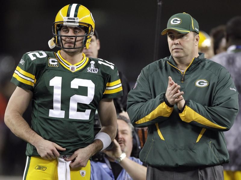 Mike McCarthy and Aaron Rodgers