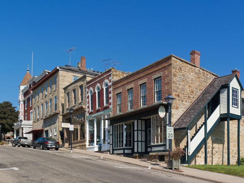 Mineral Point downtown