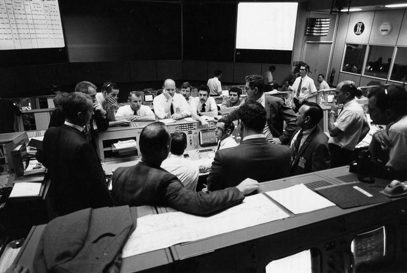 Mission Control at NASA in 1970