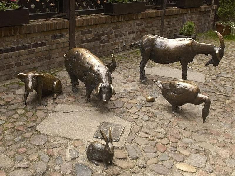 Monument in Honor of the Slaughtered Animals in Wroclaw, Poland