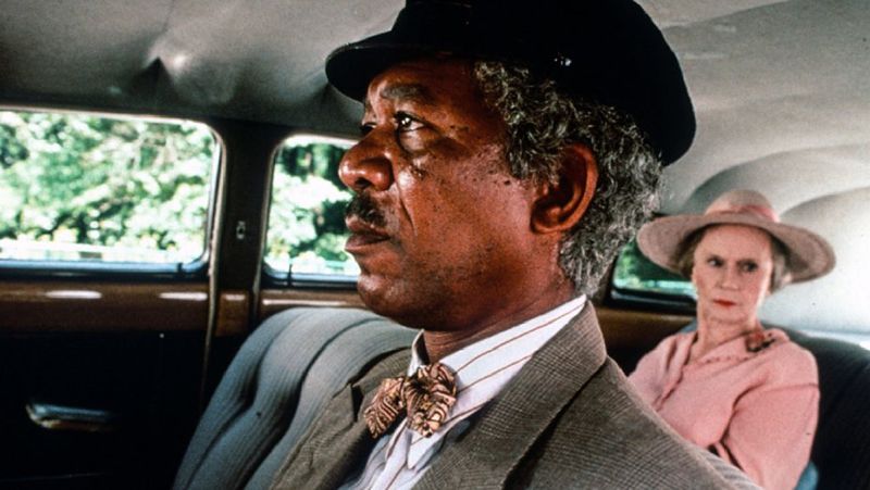 Morgan Freeman and Jessica Tandy in Driving Miss Daisy (1989)