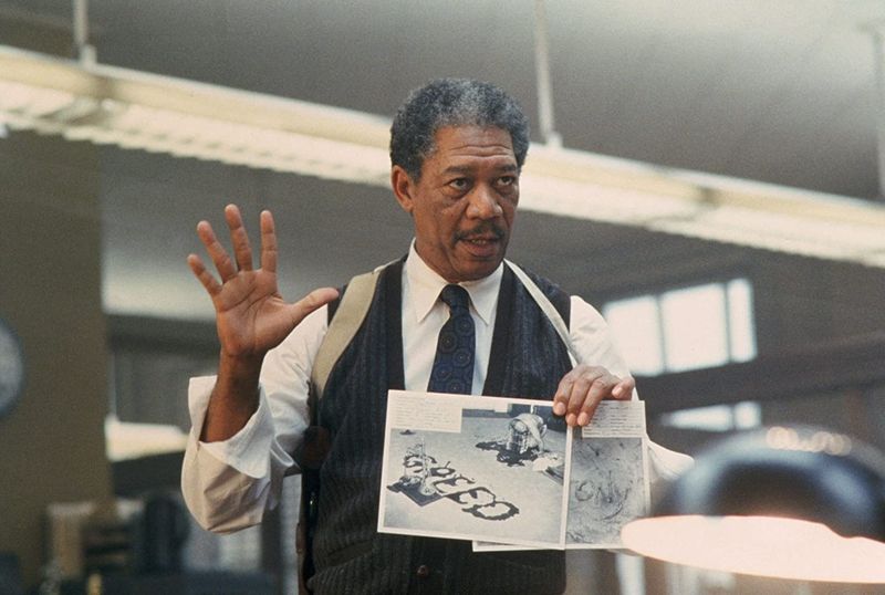 Morgan Freeman in "Se7en"