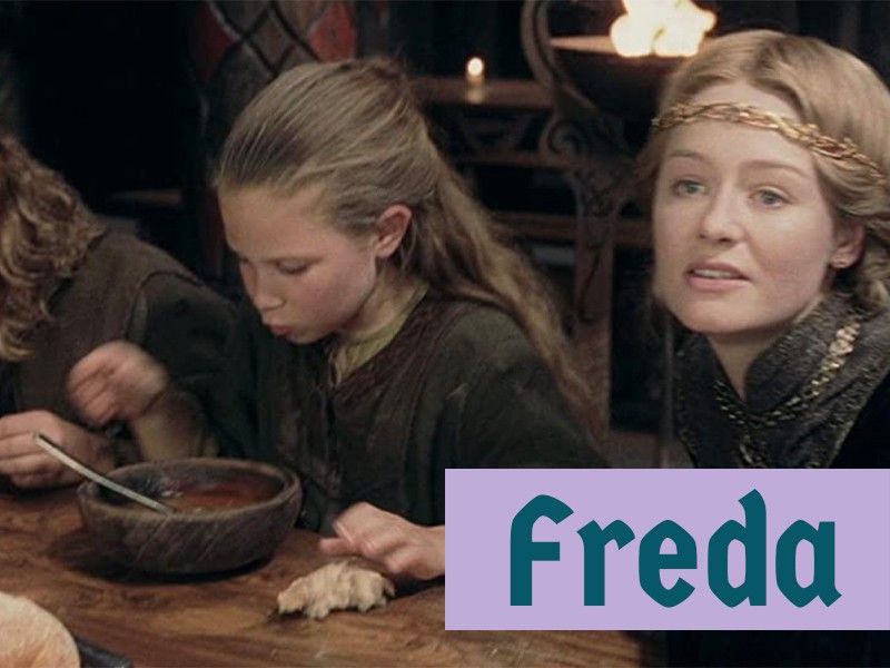Names from movies: Freda