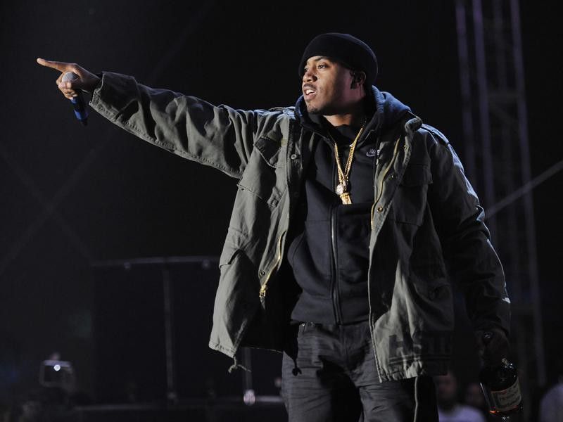 Nas performs at 2014 Coachella Music and Arts Festival