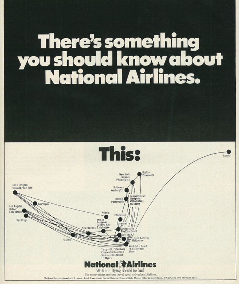 National Airlines ad