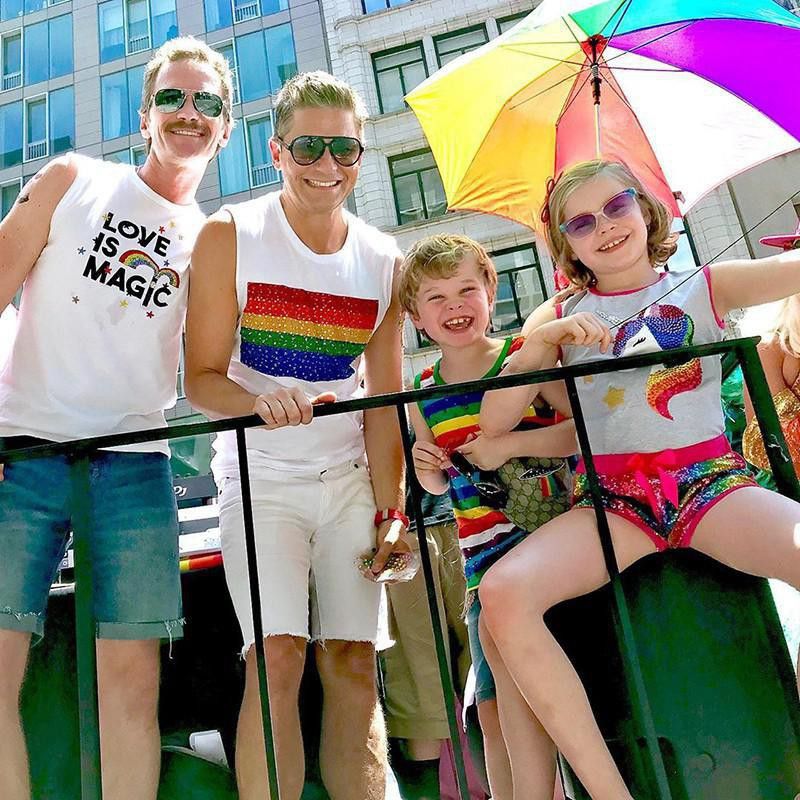 Neil Patrick Harris and his children