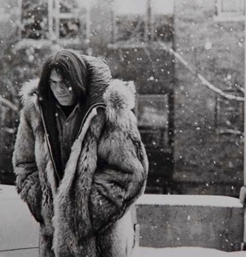 Neil Young in snow