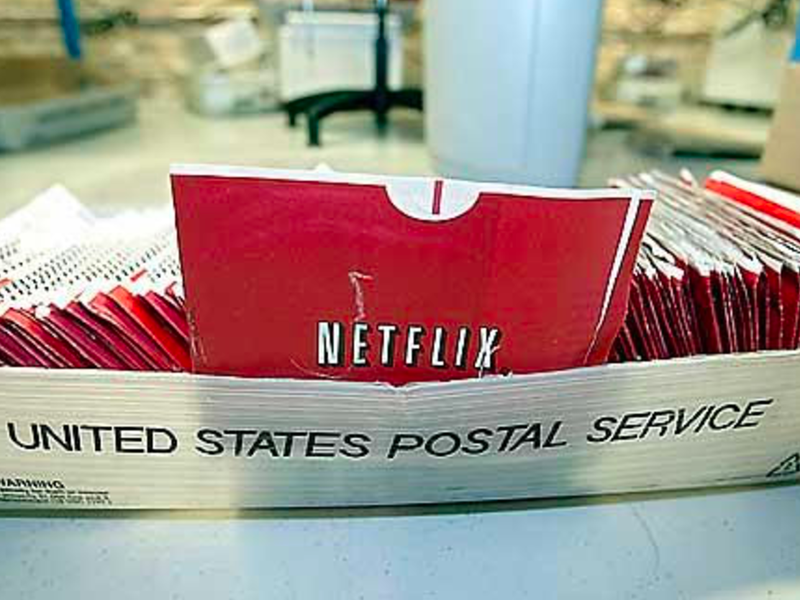 Netflix mail order DVDs