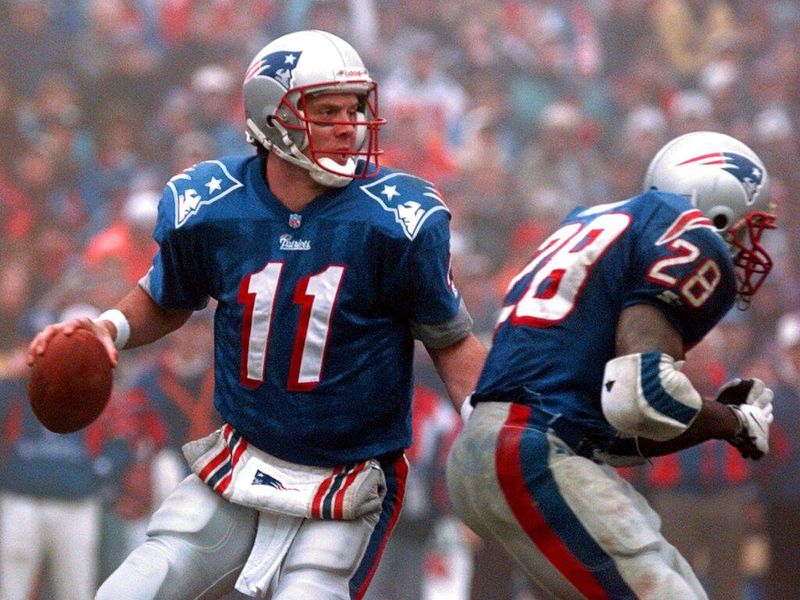 New England Patriots quarterback Drew Bledsoe