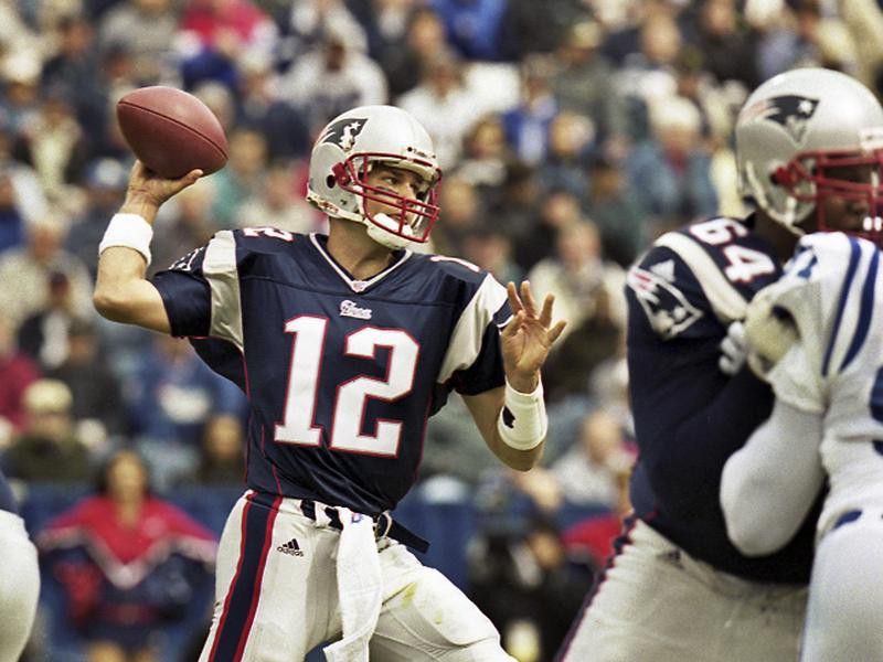 New England Patriots quarterback Tom Brady passes