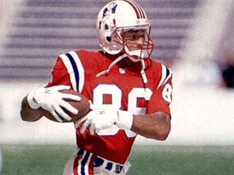 New England Patriots. wide receiver Greg McMurtry