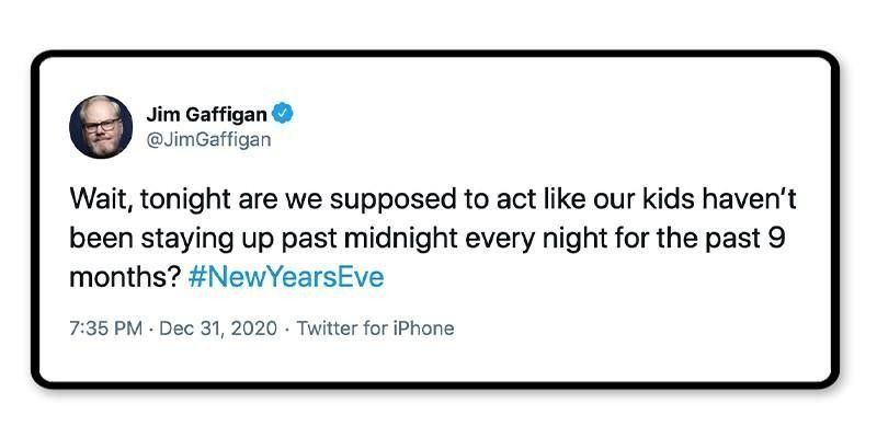 New Year's Eve Tweet