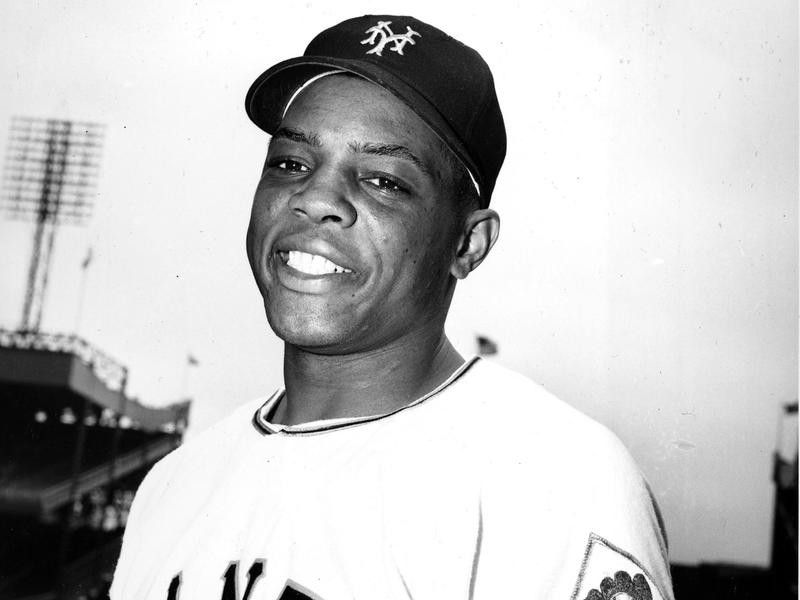 New York Giants outfielder Willie Mays