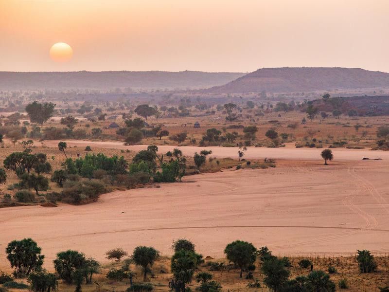 Niger sunset