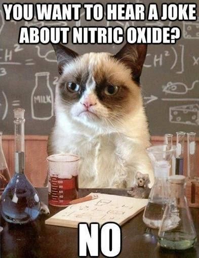 Nitric oxide science joke