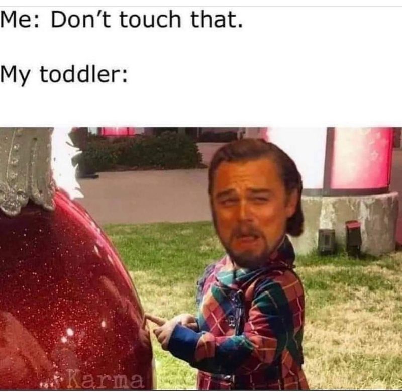 No touching