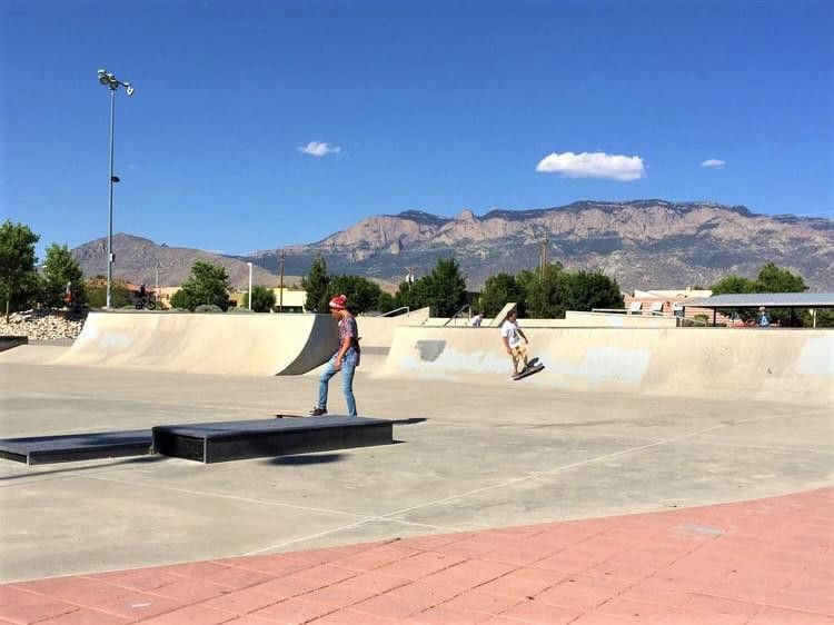 North Domingo Baca Skateboarding Park in Albuquerque, New Mexico