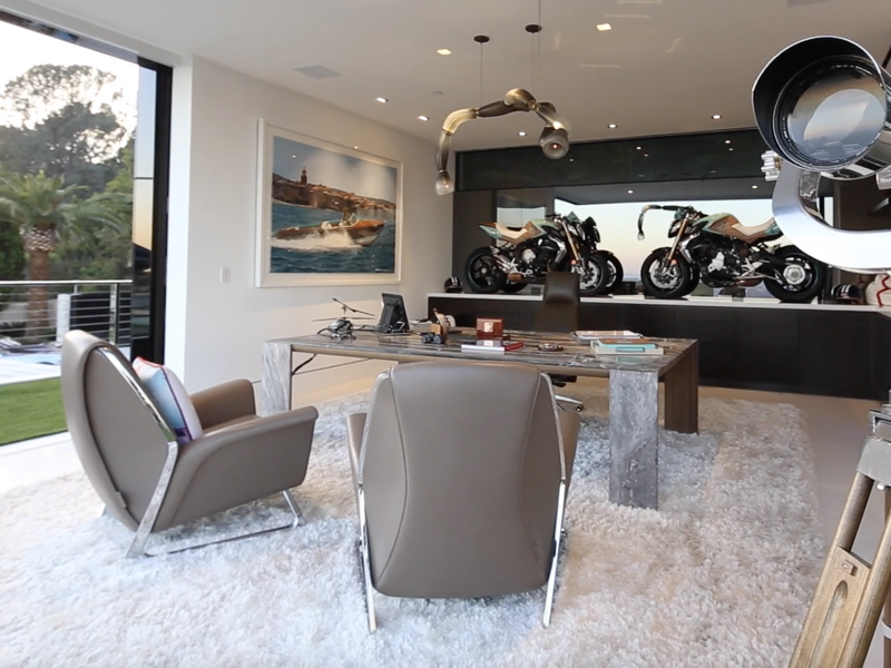 Office with Motorcycles