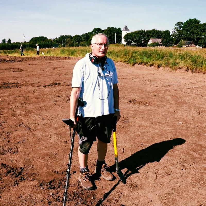 Ole Ginnerup Schytz and his metal detector