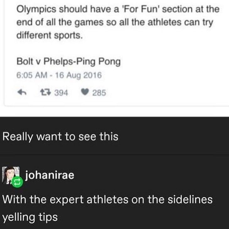 Olympic sports for fun