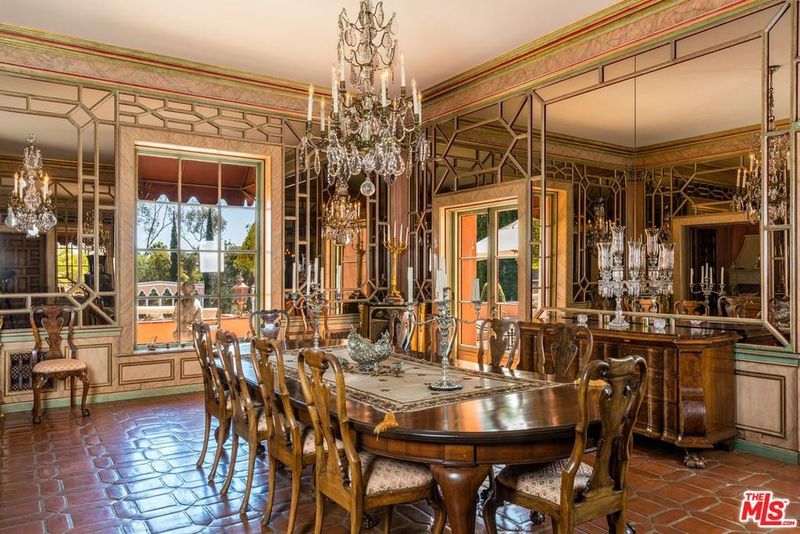 Opulent dining room