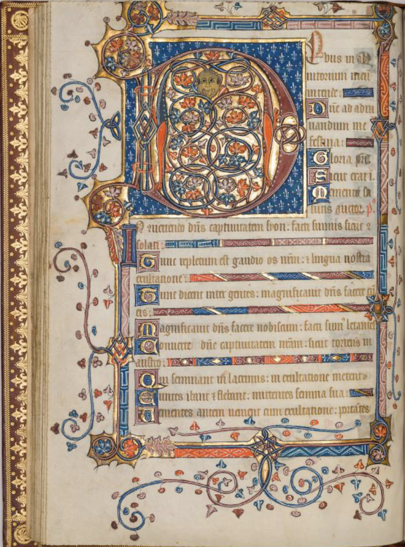 Pages of the Psalter and Hours