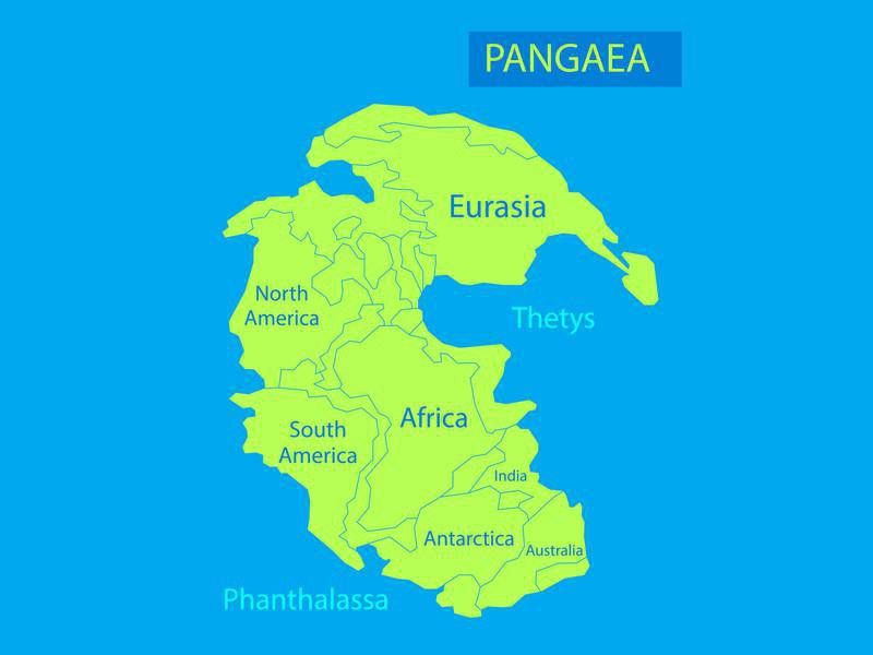 Pangaea map