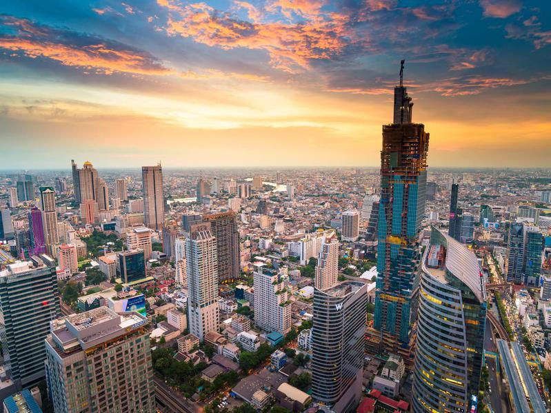 Panoramic view of Bangkok Thailand