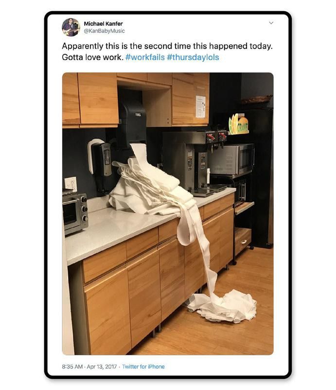 Paper towel mess